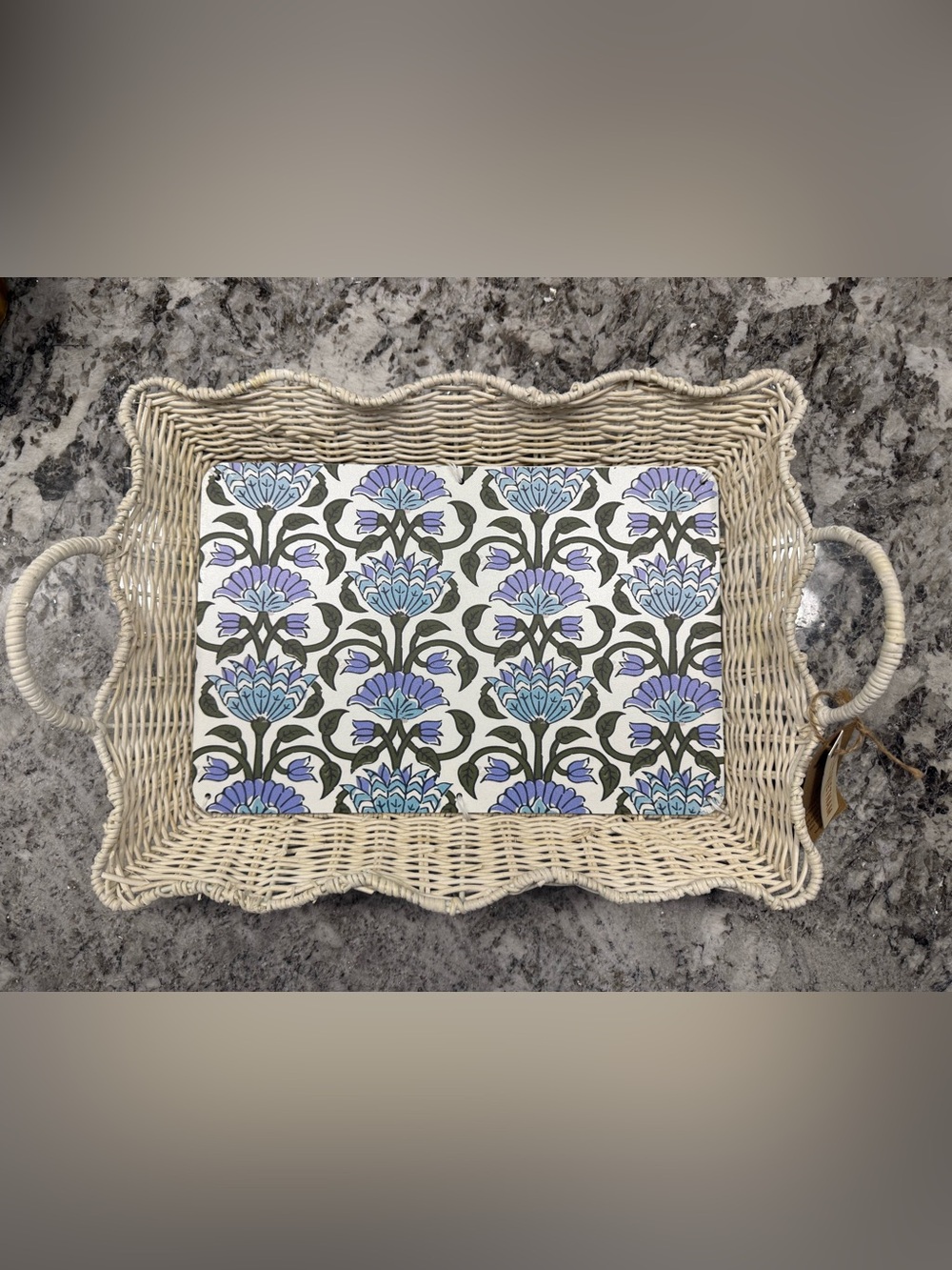Decorative Wicker Tray